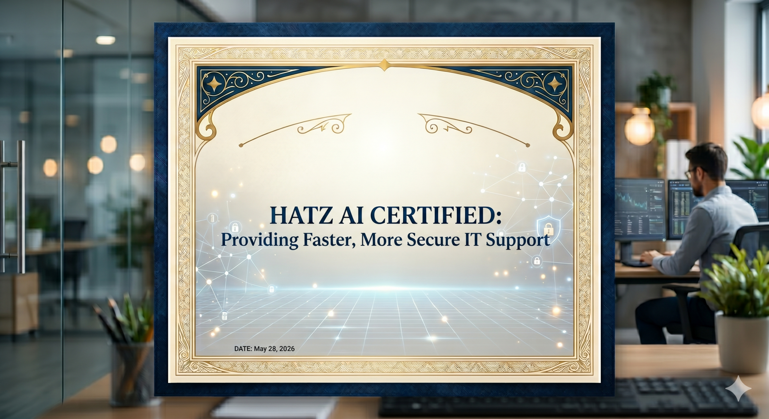 Faster, More Secure IT Support: What Our Hatz AI Certification Means for You